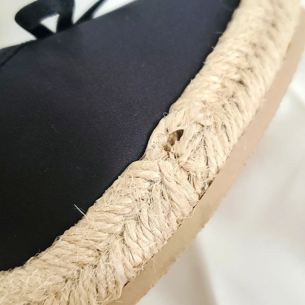 Zara Satin Effect Wedge Sandals